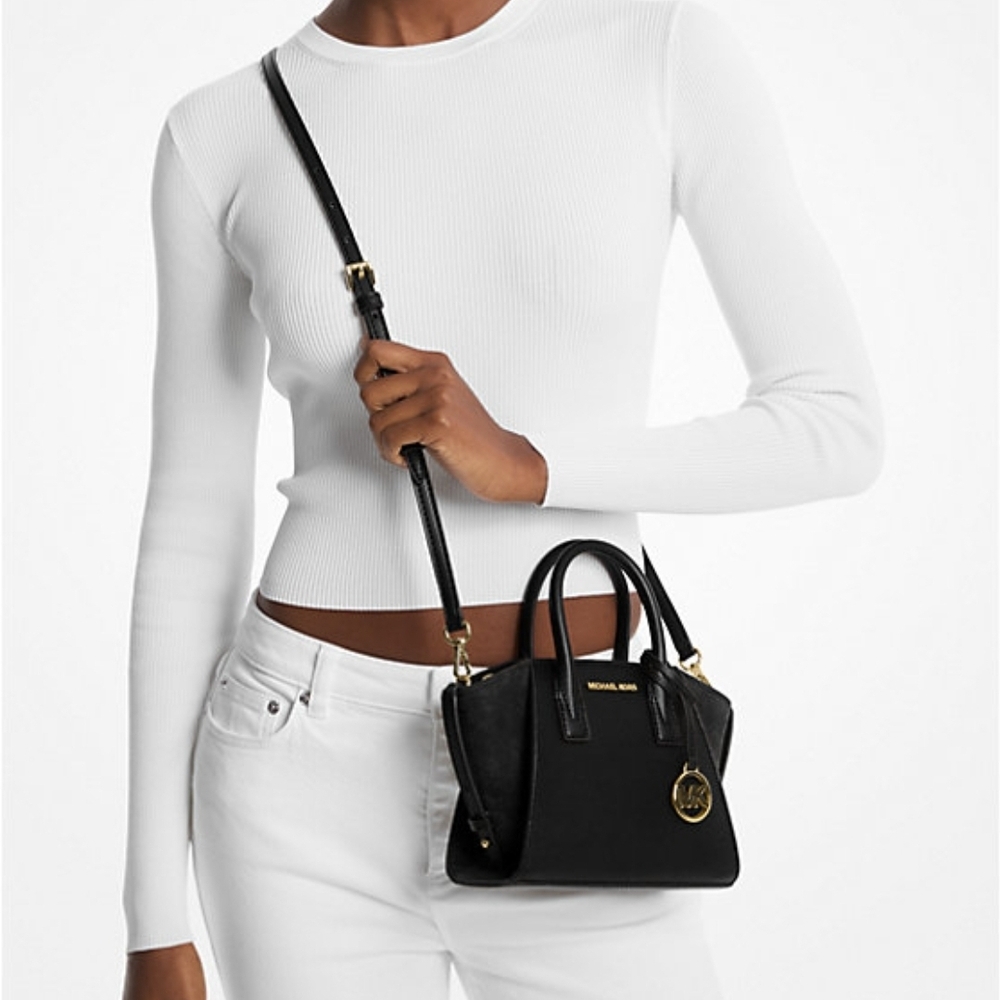 Michael Kors Black Avril satchel extra small